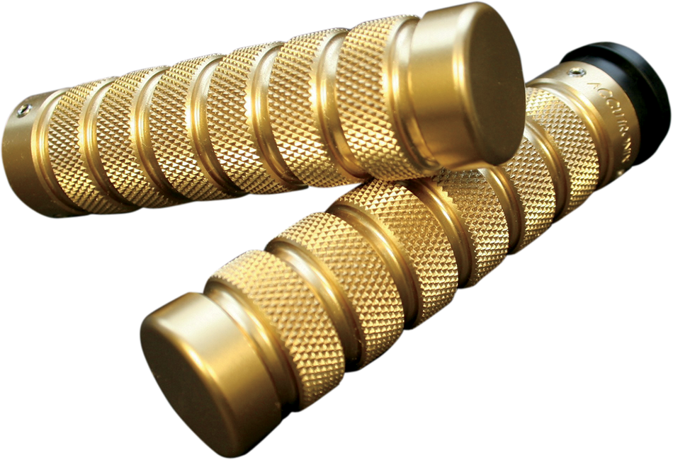 ACCUTRONIX Grips - Knurled - Notched - TBW - Brass GR101-KN5