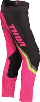 THOR Women's Pulse Rev Pants - Charcoal/Pink - 11/12 2902-0299