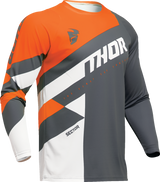 THOR Sector Checker Jersey - Charcoal/Orange - Small 2910-7587