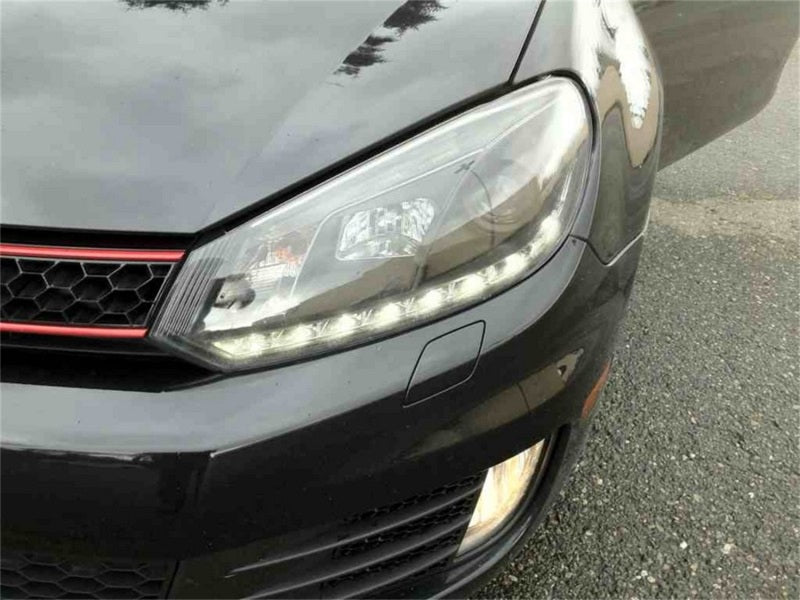 Spyder Volkswagen Golf/GTI 10-13 Projector Headlights Halogen Model- DRL Blk PRO-YD-VG10-DRL-BK 5012111