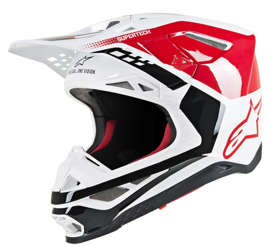 ALPINESTARS S.Tech S-M8 Triple Helmet Red/White Xs 8301319-3182-XS