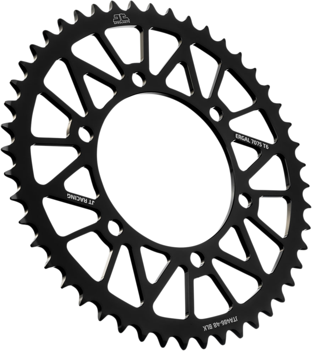 JT SPROCKETS Rear Sprocket - Kawasaki/Yamaha - Black - 48-Tooth JTA486.48BLK