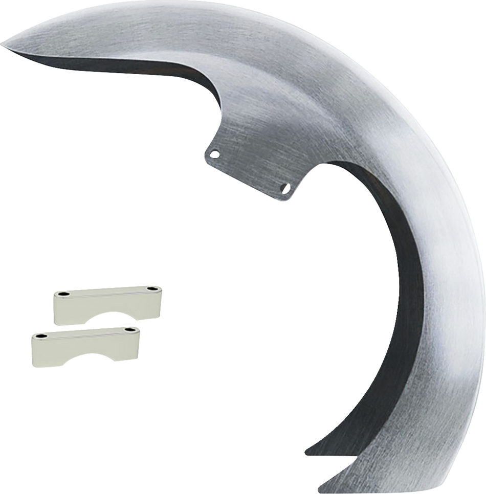 PAUL YAFFE BAGGER NATION DEI Front Fender - OEM - 16"-19" Wheel - With Chrome Adapters - Touring Models DEI-OEM-C