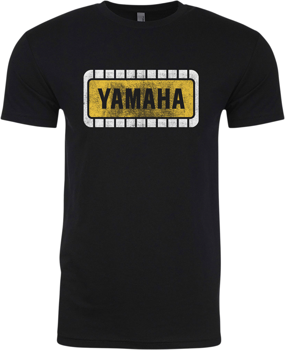 YAMAHA APPAREL Yamaha Retro T-Shirt - Black/Yellow - Large NP21S-M1967-L