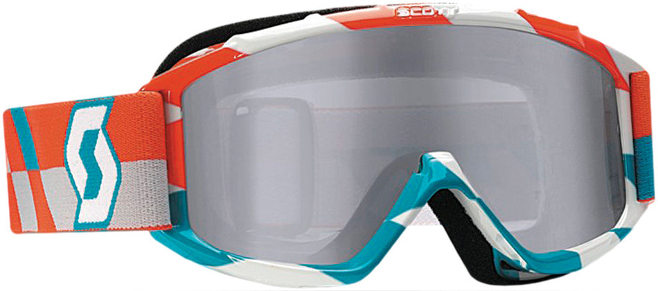 SCOTT 89si Pro Youth Goggle Track Orange/Blue W/Silver Lens 219810-4607269