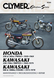 CLYMER Repair Manual Vintage Japanese Street CM305