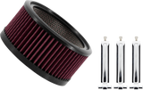 TRASK Air Filter - Big Power Assault - Chrome TM-1020-BPCH