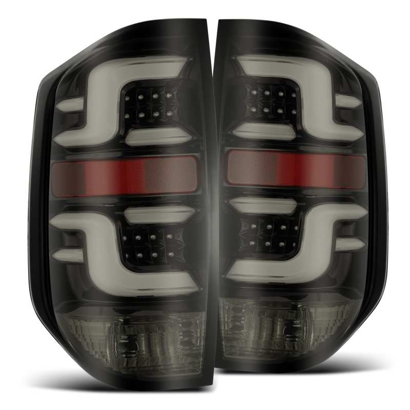 AlphaRex 14-20 Toyota Tundra PRO-Series LED Tail Lights Jet Black 672010