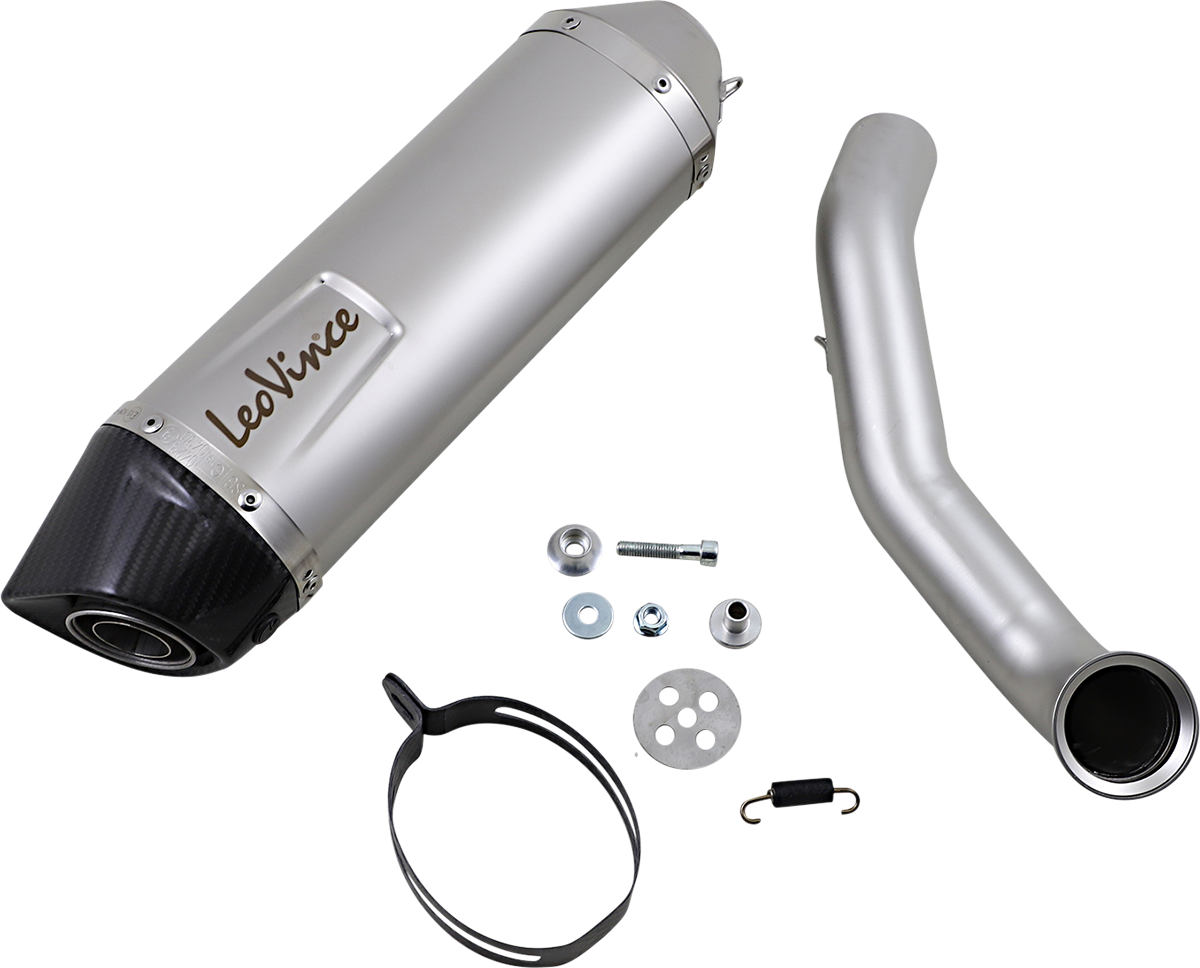 LEOVINCE LV One Evo Muffler - Stainless Steel 14302E