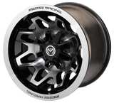 MOOSE UTILITY Wheel - 416X - Front/Rear - Machined Black - 12x7 - 4/156 - 4+3 416M127156GBMF4