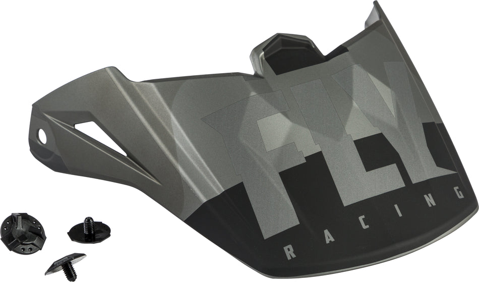 FLY RACING Kinetic Thrive Helmet Visor Matte Dark Grey/Black F73-88180