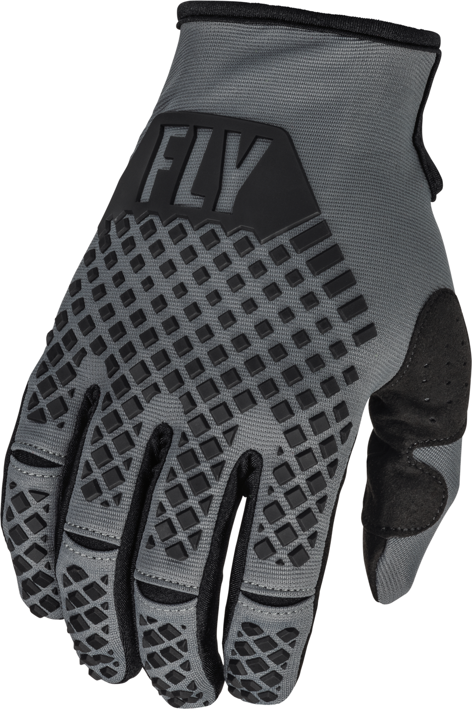FLY RACING Youth Kinetic Gloves Dark Grey/Black Ym 376-410YM