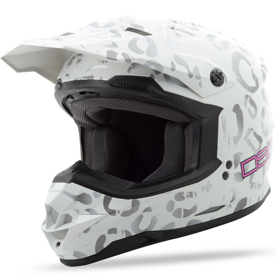 GMAX Gm-76s Dsg Leopard Helmet White Xl 2769317