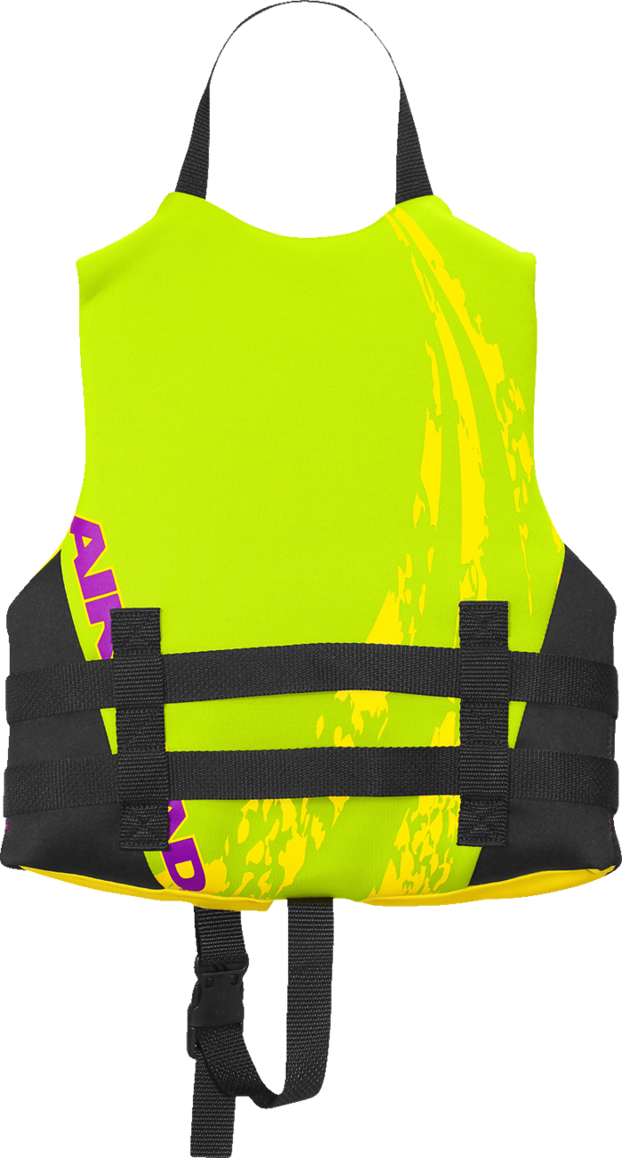 AIRHEAD SPORTS GROUP Child Swoosh Vest - Green 10076-02-B-LG