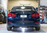 AWE Tuning BMW F30 320i Touring Exhaust w/Performance Mid Pipe - Diamond Black Tip (90mm) 3015-23036