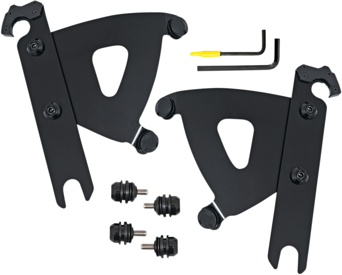 MEMPHIS SHADES Road Warrior Trigger-Lock Mounting Kit - Black - FLSTF MEB2053