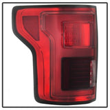 Spyder 15-18 Ford F-150 LED Tail Lights (w/Blind Spot) - Red Clear (ALT-YD-FF15015BS-LBLED-RC) 5085320