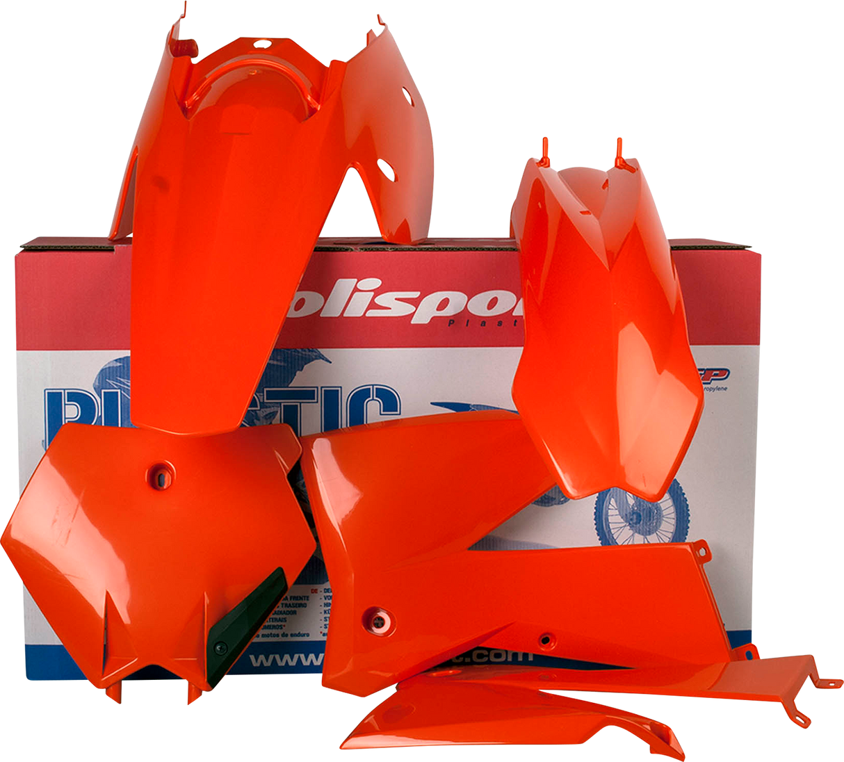 Kit de carrocería POLISPORT - OEM naranja - KTM 90103