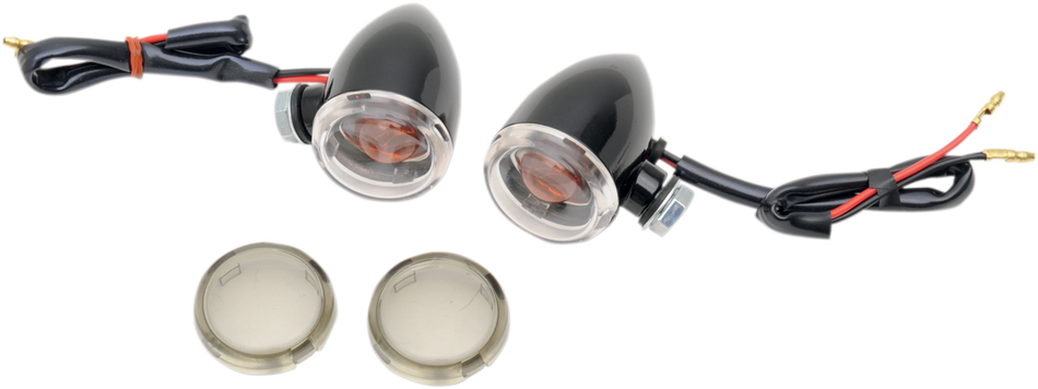 DRAG SPECIALTIES Mini-Duece Marker Light Kit - Clear/Smoke 20-6390BC/MH