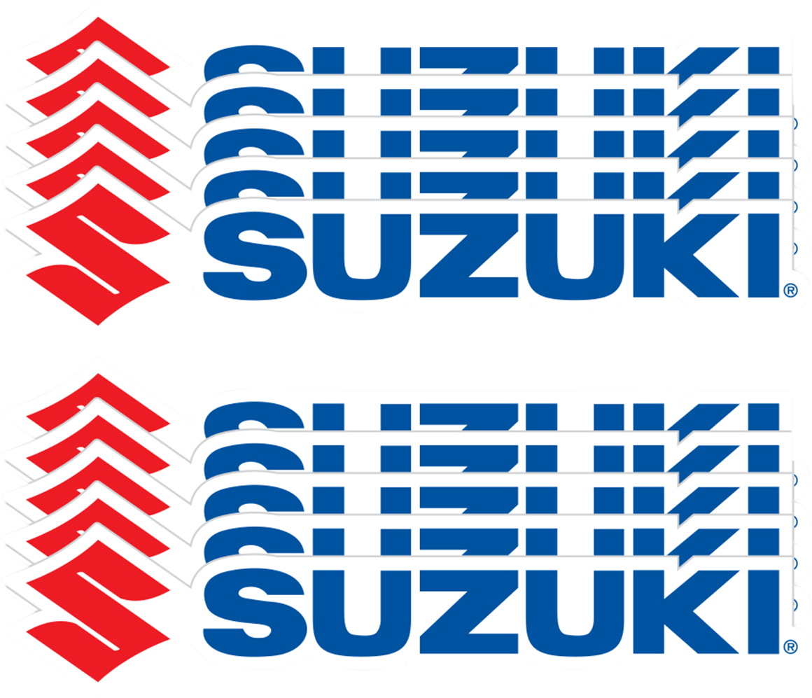 D'COR VISUALS Suzuki Decal - 6" - 10 Pack 40-40-107