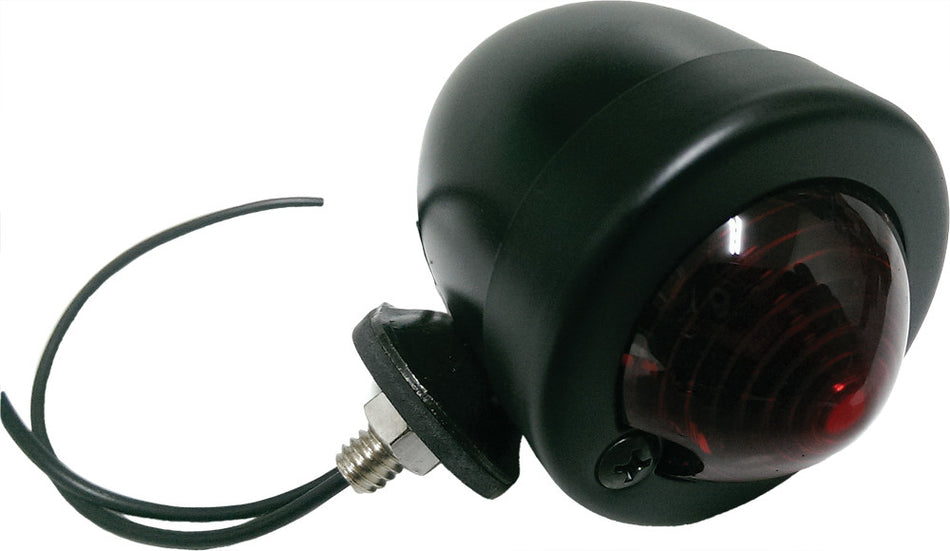 HARDDRIVE Bullet Marker Light Black Red Lens Single Filament 688063