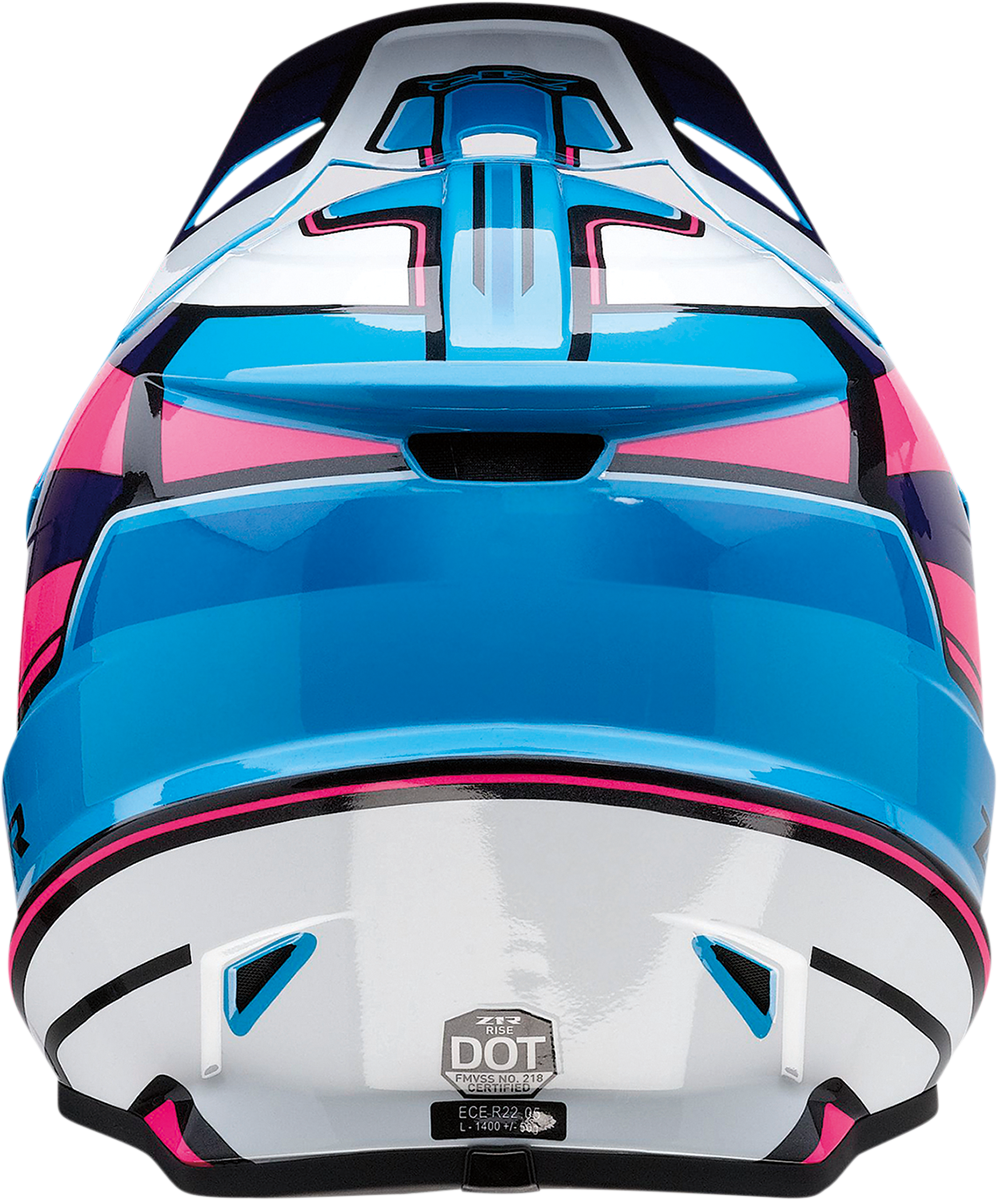 Z1R Rise Helmet - MC - Pink/Blue - 2XL 0110-7189