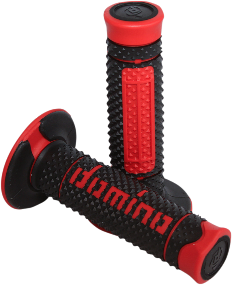 DOMINO Grips - Diamonte - Dual Compound - Black/Red A26041C4240