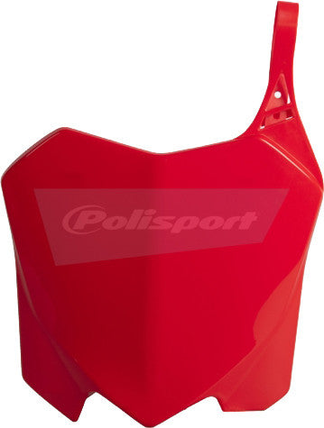 POLISPORT Front Number Plate Red 8656700003