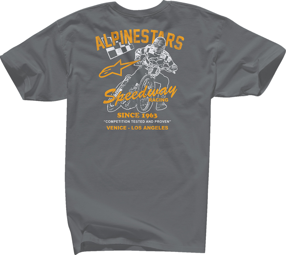ALPINESTARS Speedway T-Shirt - Charcoal - Medium 12137260018M