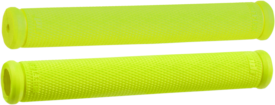 ODI Grips - Ruffian - 8" - Snow - Fluorescent Yellow N01RFFY