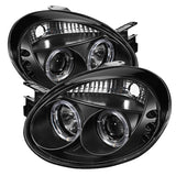 Spyder Dodge Neon 03-05 Projector Headlights LED Halo LED Black High H1 Low H1 PRO-YD-DN03-HL-BK 5009920