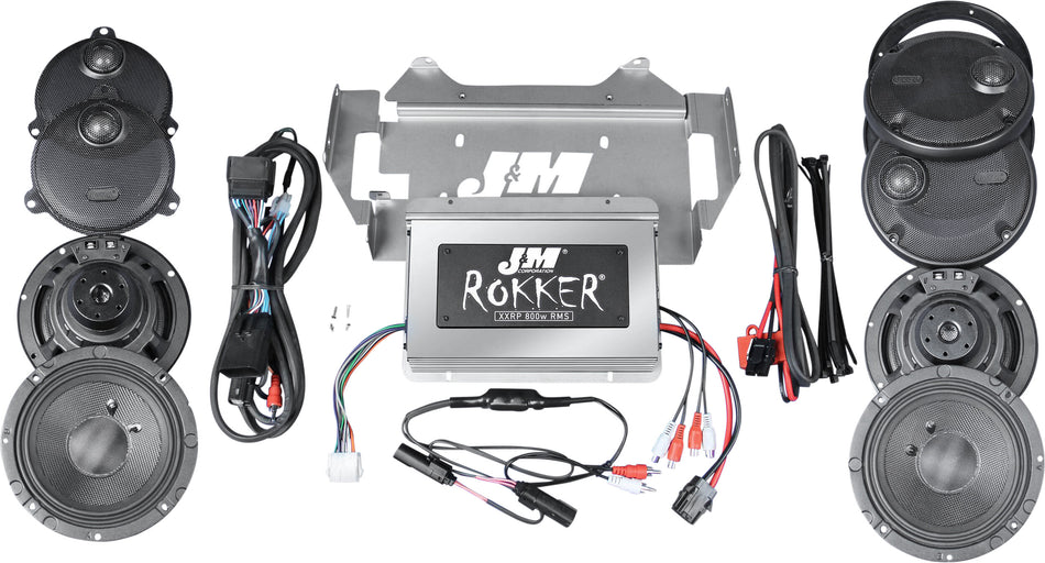 J&MRokker Xxr 800w 4-Sp/Amp Stg5 14-20 FlhtcuXXRK-800SP4-14UL-ST5