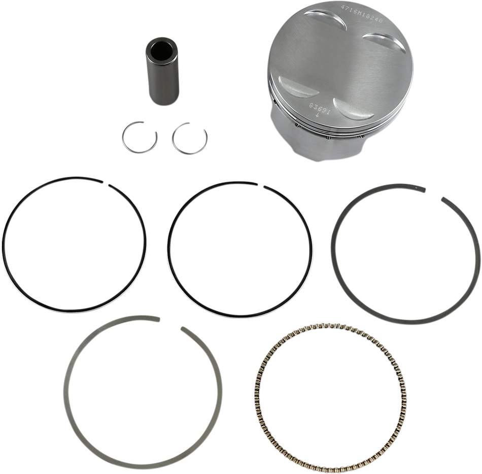 WISECO Piston Kit - +2.40 mm BORING AND REPLATING REQ High-Performance 4716M10240