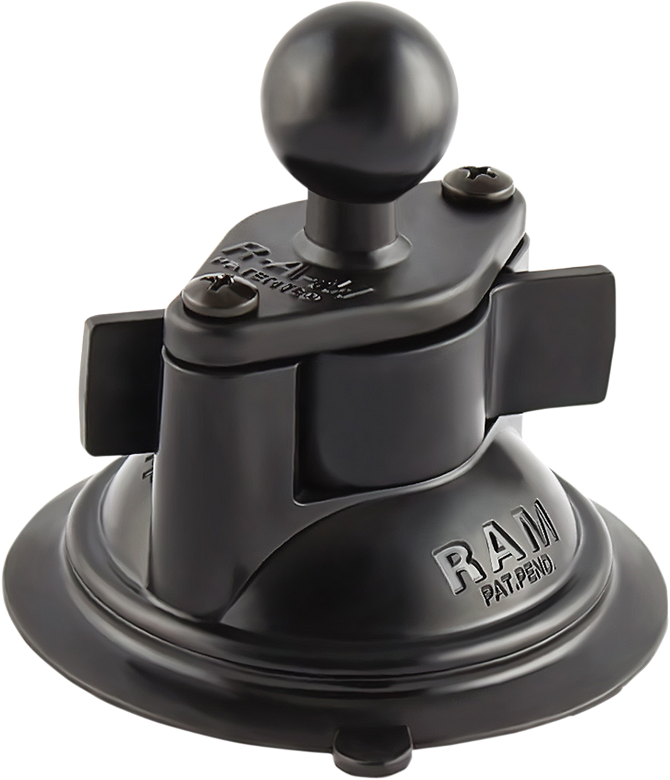 RAM MOUNTS 1" Ball Mount Suction Cup Base RAM-B-224-1U