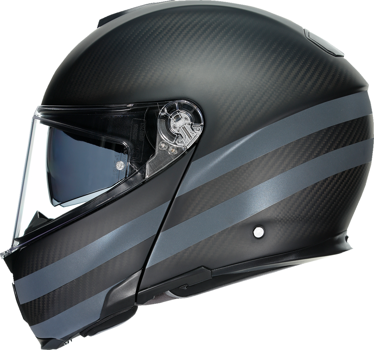 Casco AGV SportModular - Refractivo oscuro - Carbono/Negro - Grande 211201O2IY01414 