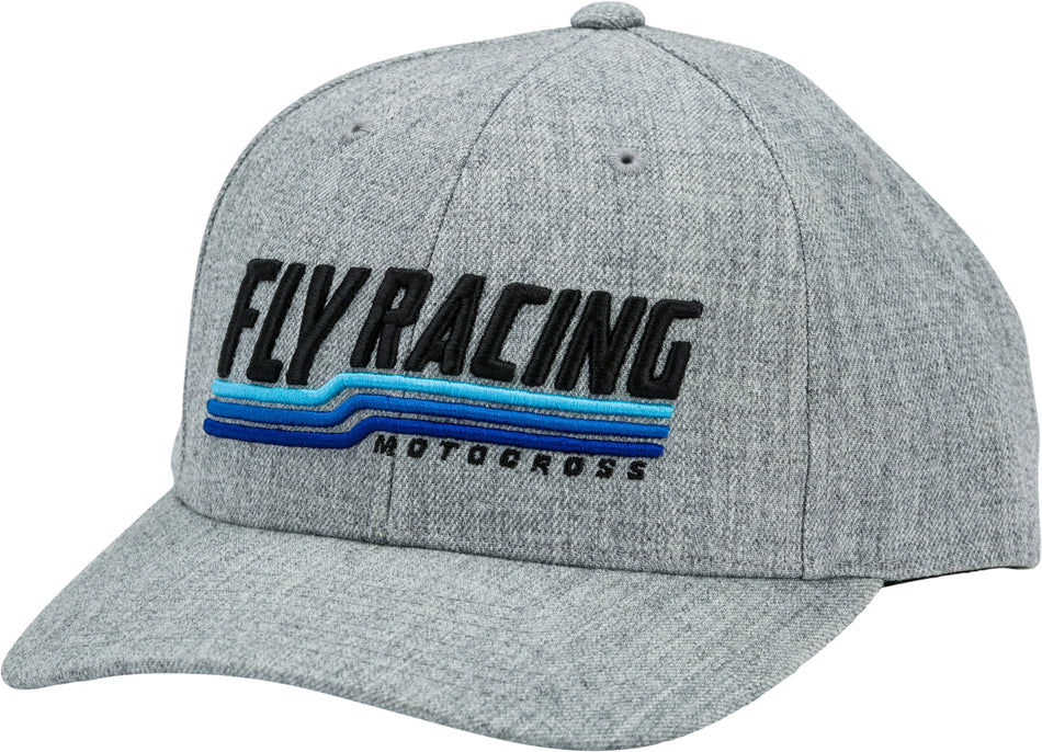 FLY RACING Fly Nostalgia Hat Grey Heather 351-0125