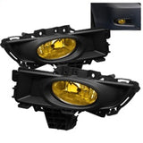 Spyder Mazda 3 07-08 4Dr OEM Fog Lights (Wont Fit Sports/Gt Or Htchbck)w/swch Yellow FL-CL-MAZ307-Y 5020772