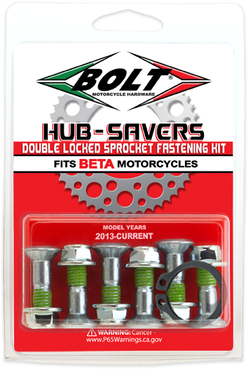 BOLT Hub-Savers Double Lock Sprocket Fastenrs Beta HS.BETA