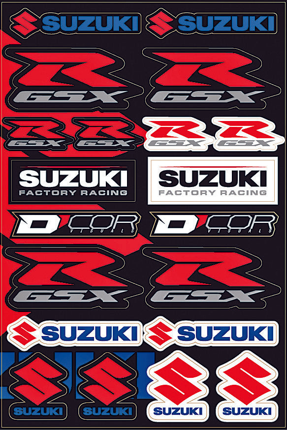 D-COR Suzuki Street Decal Sheet 40-40-105