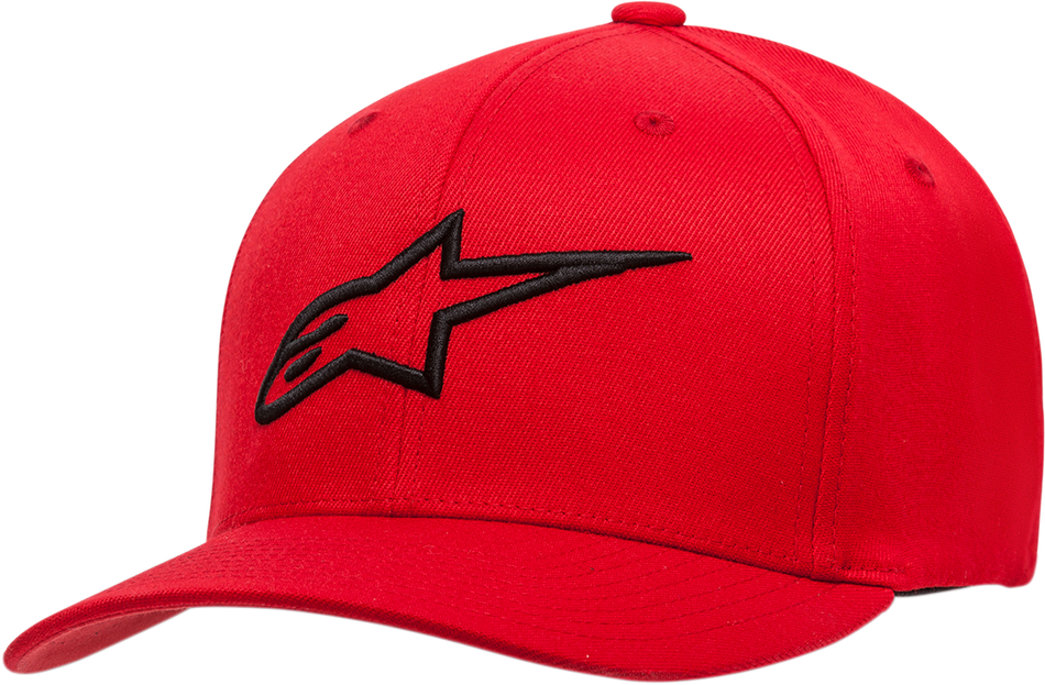 ALPINESTARS Ageless Curve Hat - Red/Black- Small/Medium 1017810103010SM