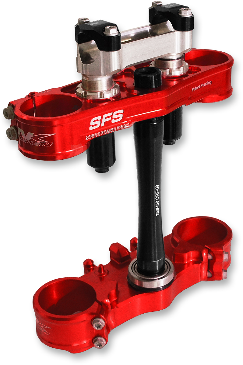 NEKEN Triple Clamp - SFS - CRF - Red 0309017B