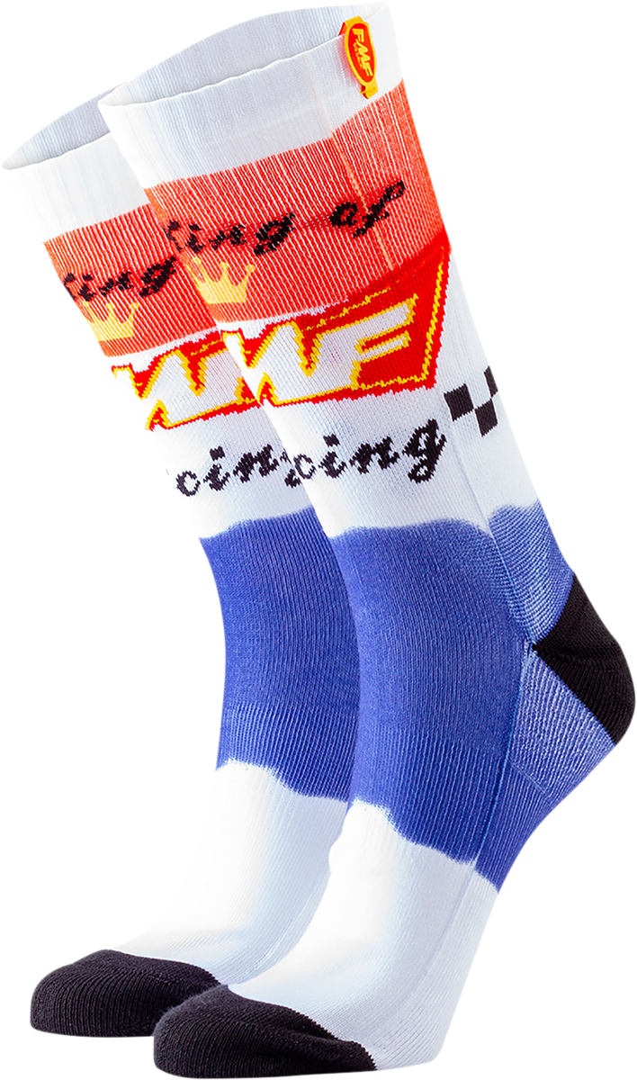 FMF King of Racing Socks - White - One Size HO20194907WHT 3431-0690