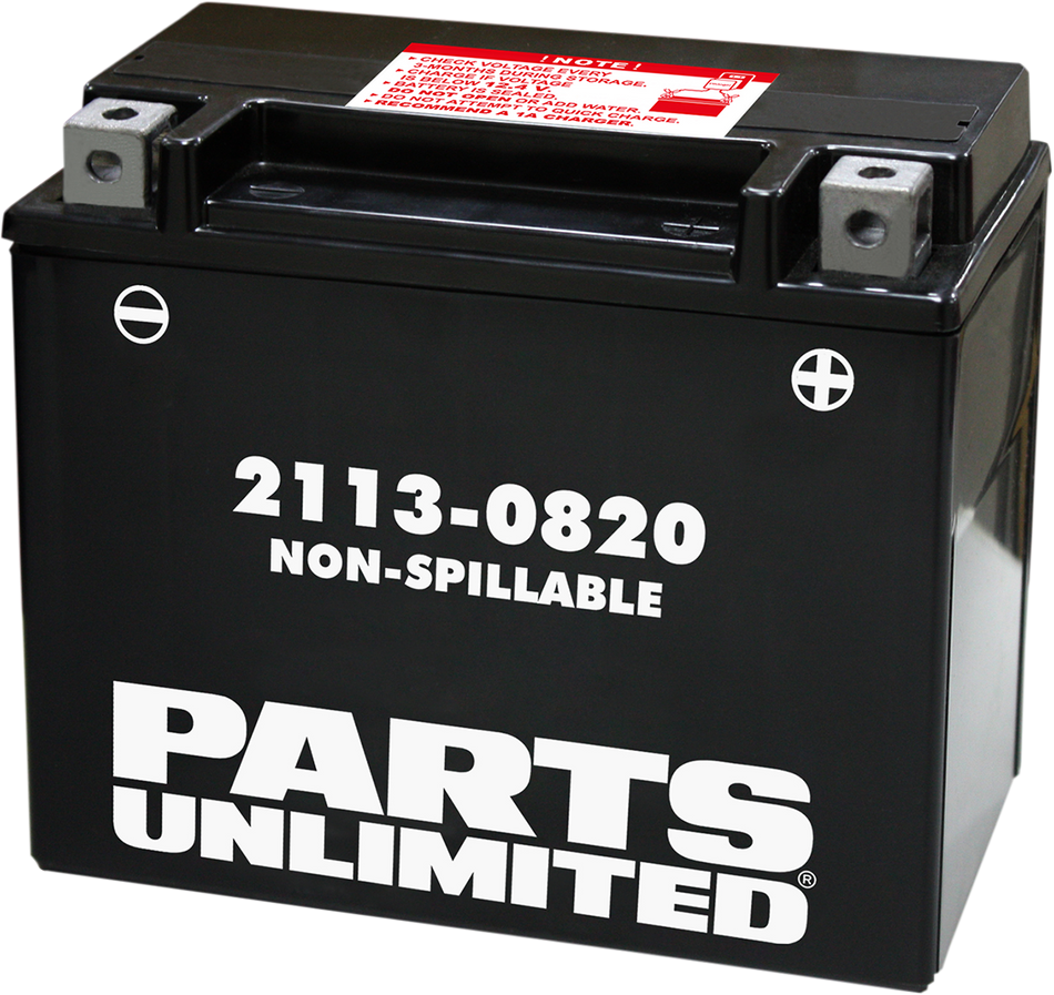 Parts Unlimited Agm Battery - Ctx20hl Ctx20hl(Fa)