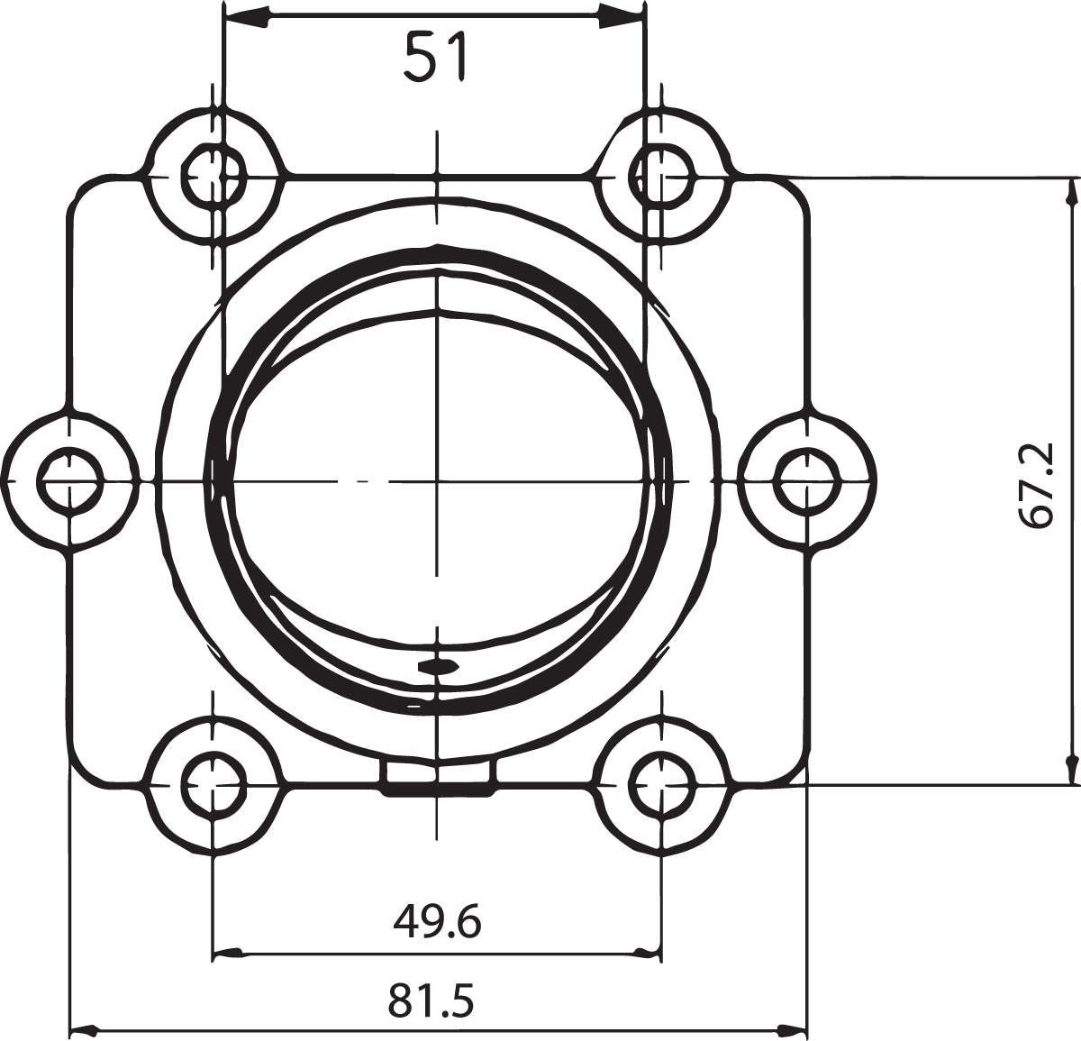 KIMPEX Carburetor Flange - Polaris 301741