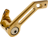 PRO-ONE PERF.MFG. Touring T-Rex Shorty Brake Arm - Gold - '08 -'13 FL 500772TIN