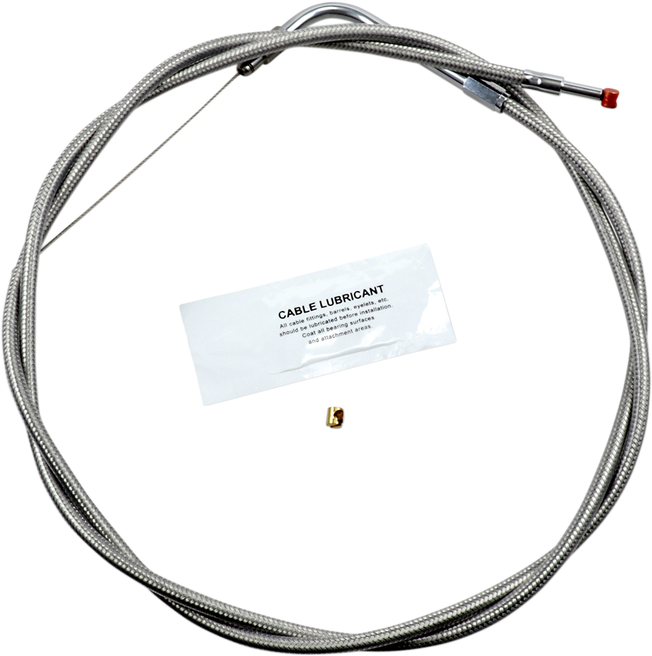 Cable del acelerador BARNETT - +12" - Acero inoxidable 102-30-30009-12