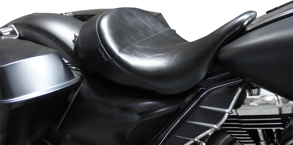 LE PERA Aviator Up Front Solo Seat - Smooth - Black LKU-017