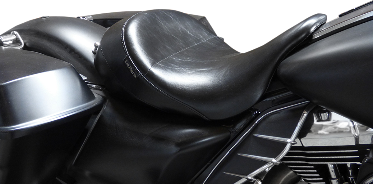 LE PERA Aviator Up Front Solo Seat - Smooth - Black LKU-017