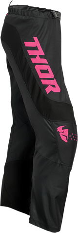 THOR Women's Sector Minimal Pants - Black/Pink - 3/4 2902-0306