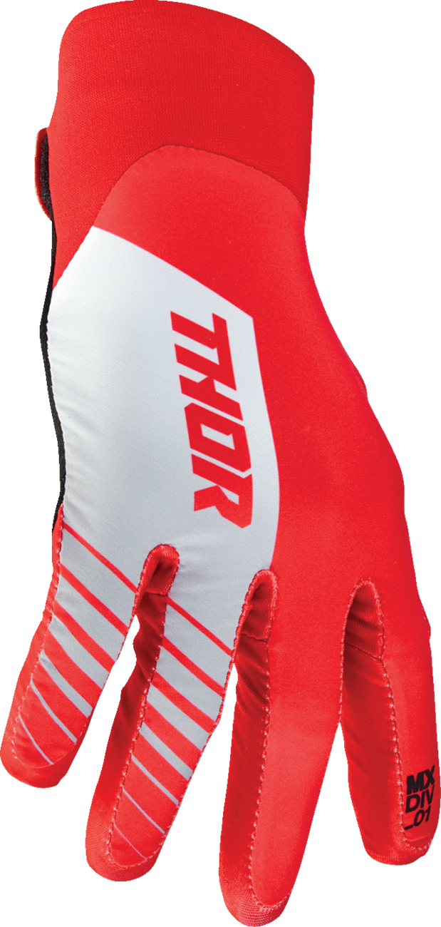 THOR Agile Gloves - Analog - Red/White - XS 3330-7657